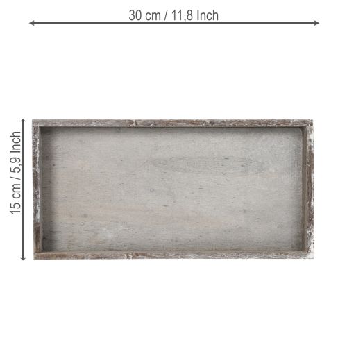 Artículo Bandeja rectangular, ideal para cocinas y salones, 30cm, 4 piezas