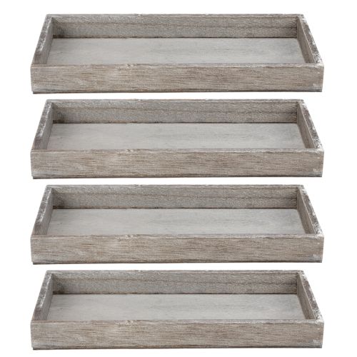 Artículo Bandeja rectangular, ideal para cocinas y salones, 30cm, 4 piezas