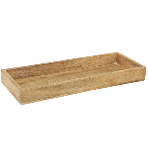 Floristik24 Bandeja de madera bandeja decorativa rectangular madera 39×15,5×4cm 2ud