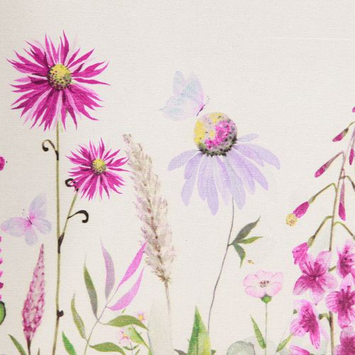 Artículo Bandeja de madera rectangular naturaleza flores mariposa L35cm