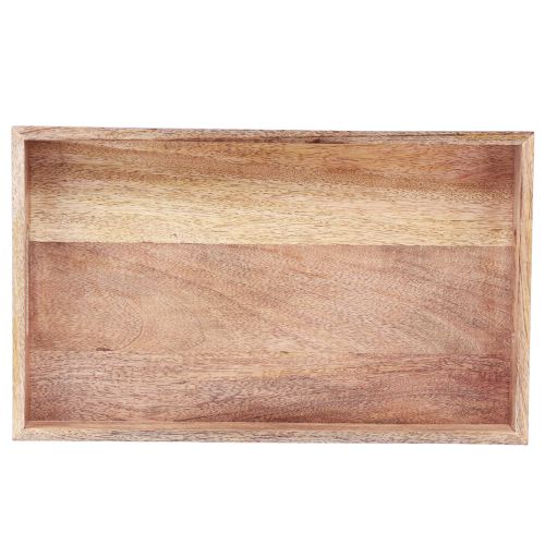 Artículo Bandeja de madera bandeja decorativa madera de mango natural 43x26x5cm