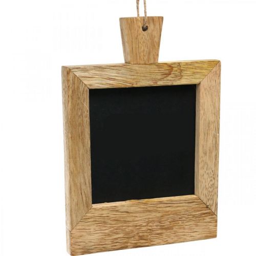 Artículo Mini pizarra decorativa para colgar naturaleza 9 × 13cm 3 piezas