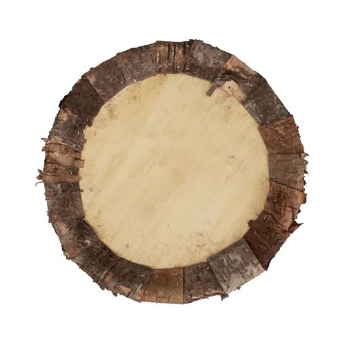 Artículo Plato de madera bandeja decorativa madera decoración rústica natural Ø27cm