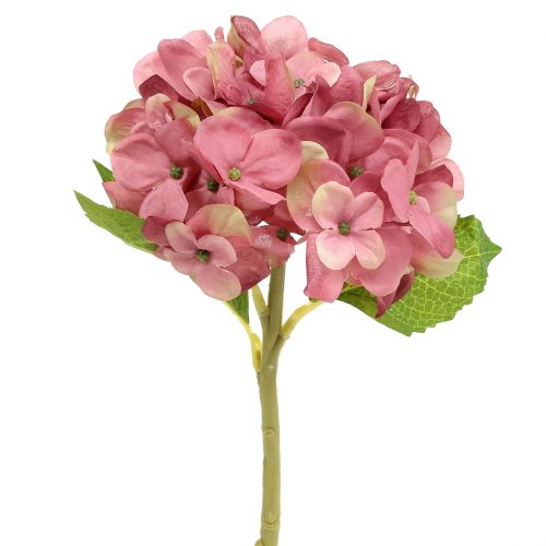 Floristik24 Hortensia artificial rosa oscuro 36cm