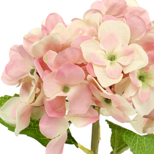 Artículo Hortensia rosa, crema 36cm