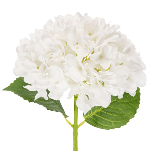 Hortensia artificial con tallo largo para decoración, 48 cm.