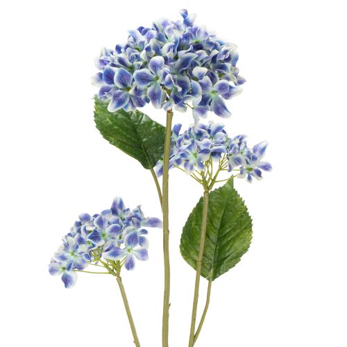 Floristik24 Rama de hortensia en flor para una elegante decoración del hogar, 80 cm, 2 piezas