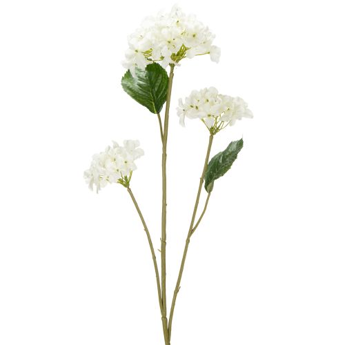 Artículo Flor de hortensia artificial para un diseño interior elegante y moderno, 80 cm, 2 piezas