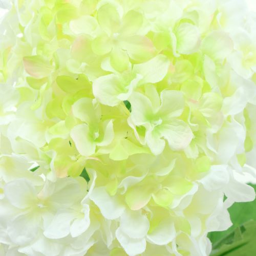 Floristik24 Hortensia blanca artificial 80cm