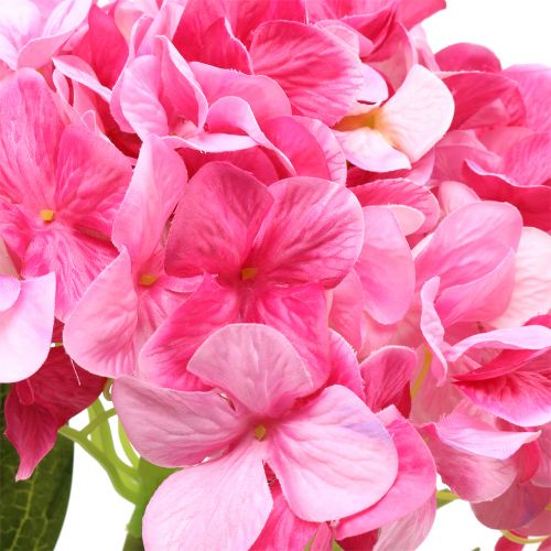 Floristik24 Hortensia grande artificial rosa L110cm