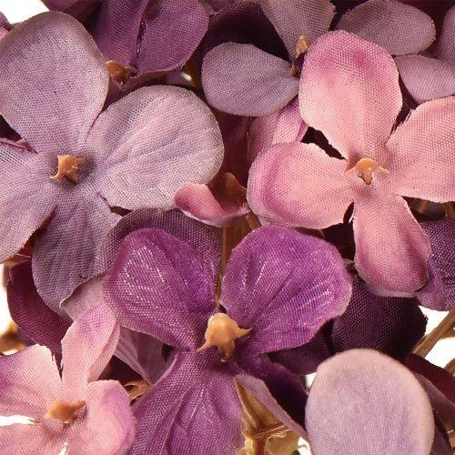Artículo Hortensias artificiales moradas, flores artificiales, hortensias de 34 cm, 2 unidades