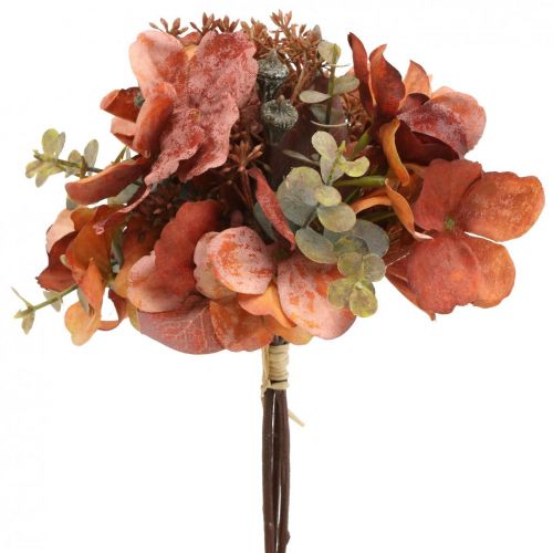 Ramo de hortensias flores artificiales decoración de mesa 23cm