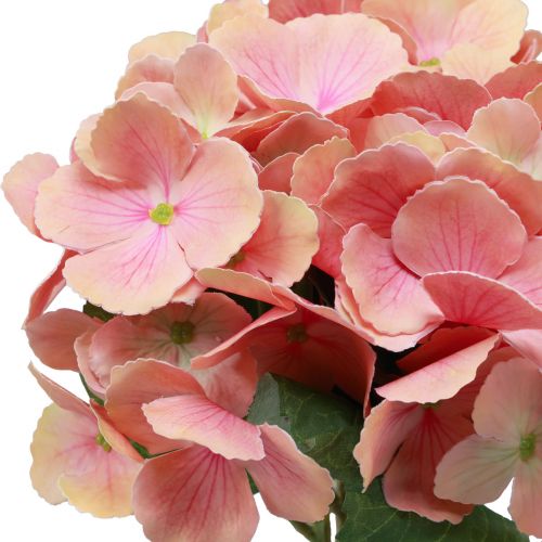 Hortensia artificial salmón 54 · Hortensias artificiales