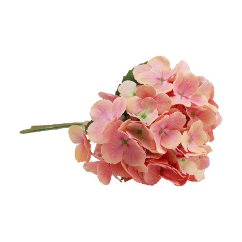 Artículo Hortensias panoja artificial hortensia rosa salmón 35cm 3ud