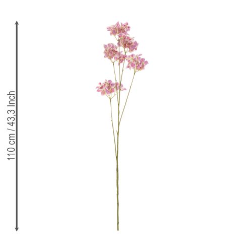 Artículo Planta de hortensia artificial, fácil de cuidar, para una decoración duradera, 110 cm, 2 piezas