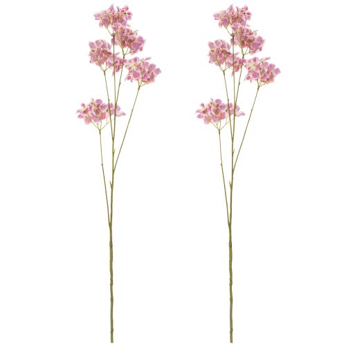 Artículo Planta de hortensia artificial, fácil de cuidar, para una decoración duradera, 110 cm, 2 piezas
