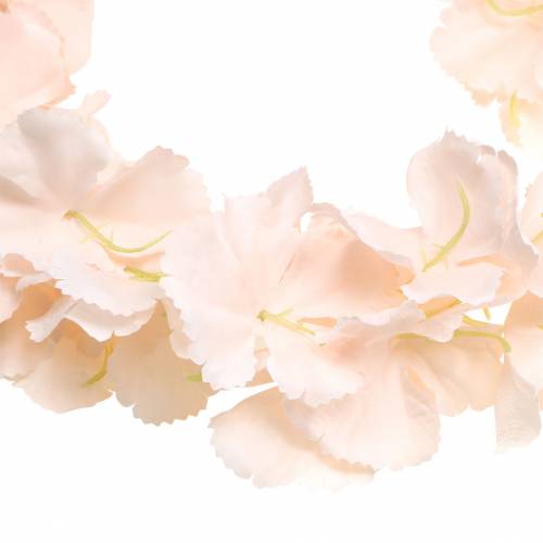 Floristik24 Guirnalda de flores decorativas albaricoque artificial 135cm 5 hilos