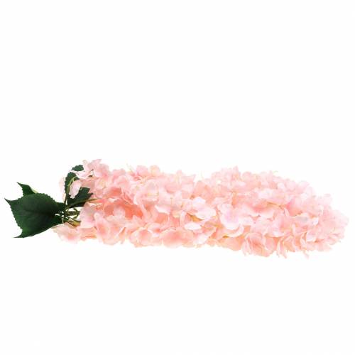Floristik24 Guirnalda de flores decorativa artificial rosa claro 135cm 5 hilos