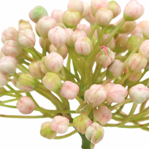 Artículo Capullo de hortensia de 21 cm, color rosa, 12 unidades