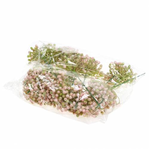 Artículo Capullo de hortensia de 21 cm, color rosa, 12 unidades