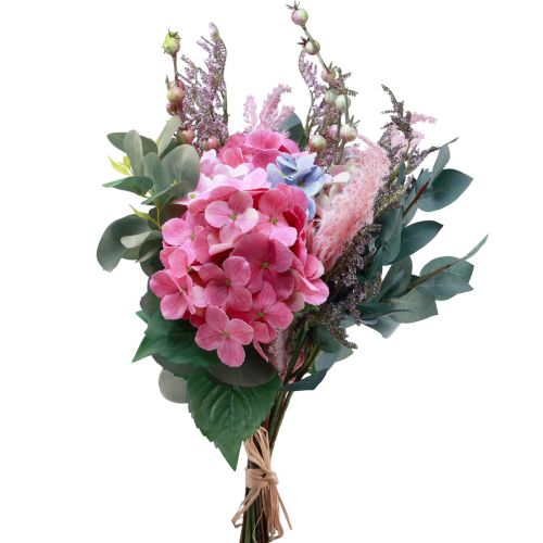 Floristik24 Ramo de flores artificiales hortensias artificiales flores artificiales 50cm