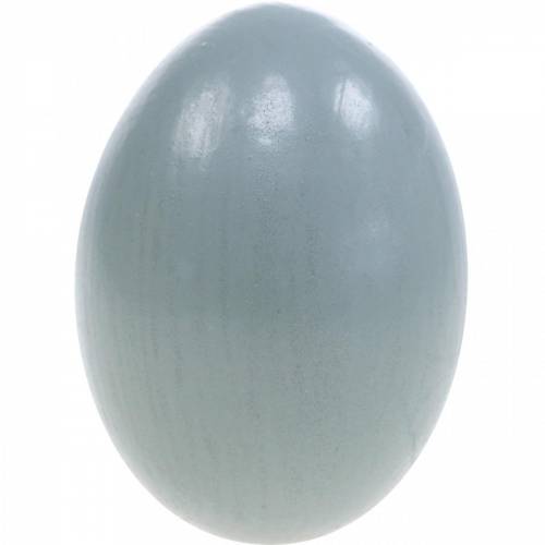 Floristik24 Huevos de gallina, huevos soplados grises, decoración de Pascua, paquete de 10