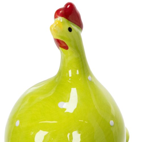 Artículo Estacas decorativas de pollo para arreglos florales de primavera y decoración de mesas, 7,5 cm, 4 piezas