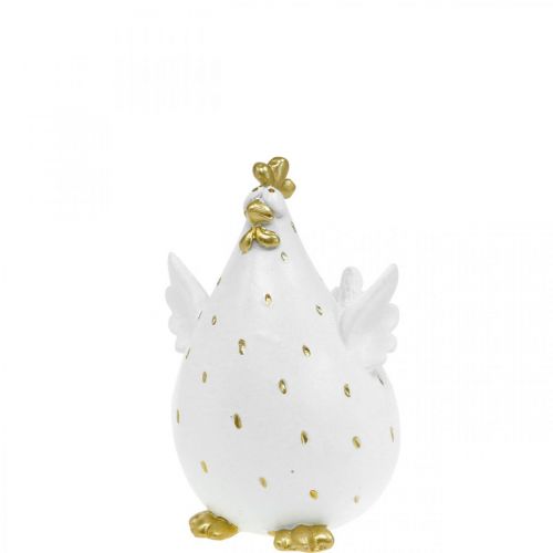 Floristik24 Original decoración de Pascua, pollo divertido, decoración de mesa primavera, pollo de Pascua H9cm 1 pieza