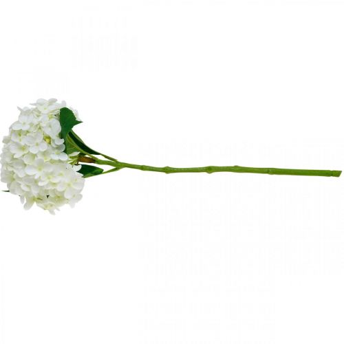  Hortensia blanco artificial 53cm - comprar barato en línea