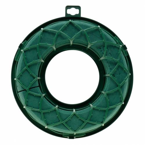 OASIS® IDEAL anillo universal corona de espuma floral verde H4cm Ø18.5cm 5pcs