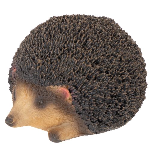 Figura decorativa de erizo, pequeño adorno de mesa para otoño, 8 cm | Floristik24.es