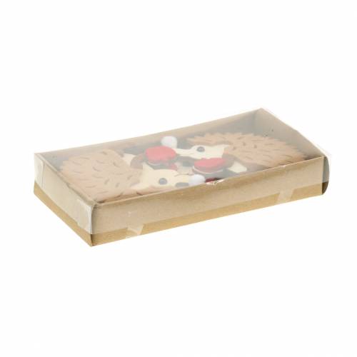 Floristik24 Decoración de otoño para esparcir y retocar erizos 8cm 6pcs
