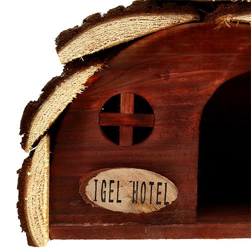 Floristik24 Erizo Hotel Nature 24,5 cm x 15 cm x 17 cm