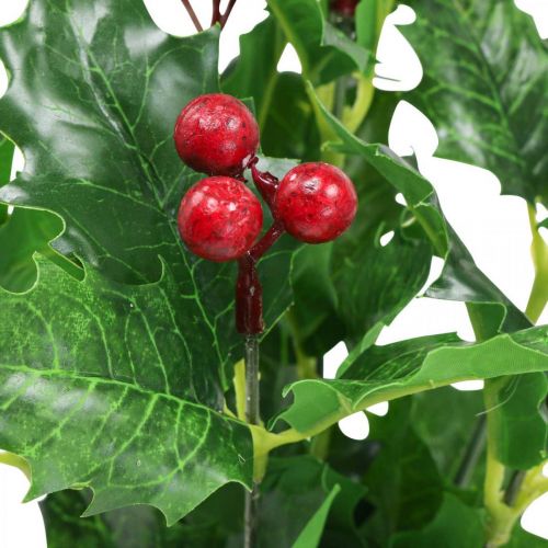 Floristik24 Acebo en maceta plantas artificiales Ilex artificial 26cm