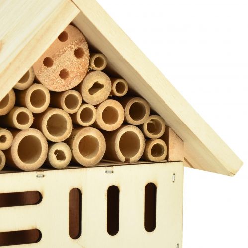 Artículo Hotel de insectos casa de insectos de madera de abeto natural Al. 23,5 cm