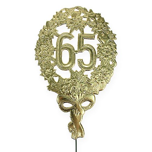 Aniversario numero 65 Ø8cm 10uds
