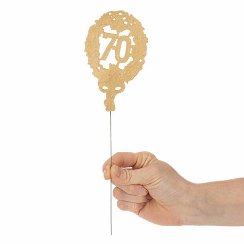 Número de aniversario 70, 12 cm, 10 unidades | Floristik24.es
