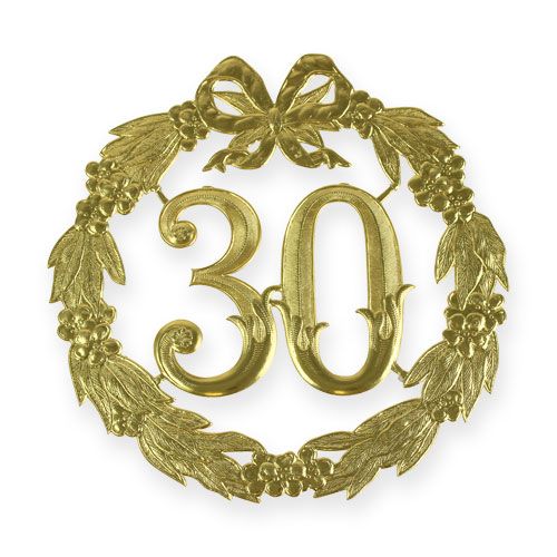 Artículo Aniversario número 30 en oro