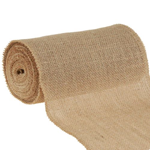 Cinta de yute camino de mesa rústico natural cinta de mesa de yute 20cm 9m