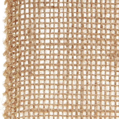 Artículo Cinta de yute camino de mesa rústico natural cinta de mesa de yute 20cm 9m