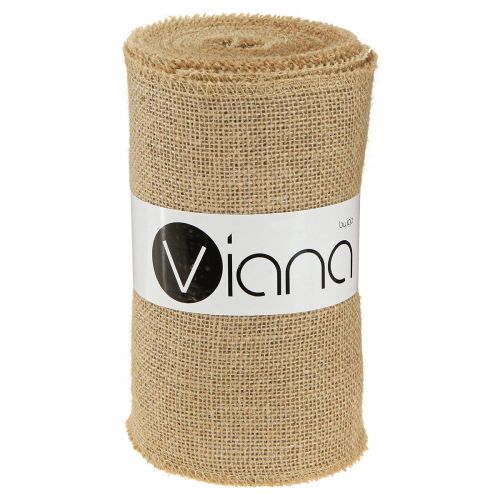Artículo Cinta de yute camino de mesa rústico natural cinta de mesa de yute 20cm 9m