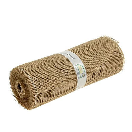 Artículo Camino de mesa cinta de yute natural 30cm 10m