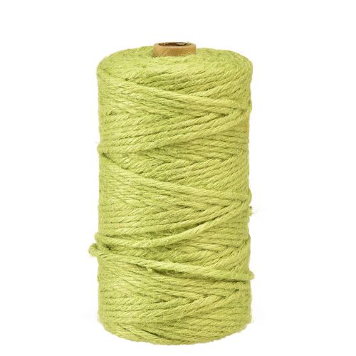 Floristik24 Cinta de yute cordón de yute cinta decorativa yute verde Ø4mm 100m