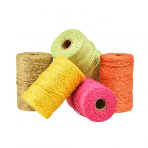 Cinta de yute cordón de yute cinta decorativa de yute Ø2mm 200m