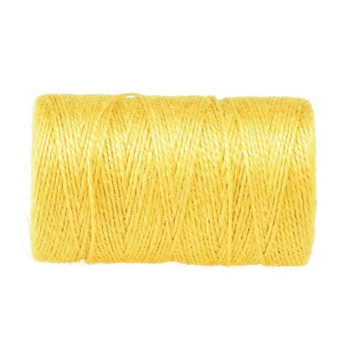 Artículo Cinta de yute cordón de yute cinta decorativa de yute amarillo Ø2mm 200m
