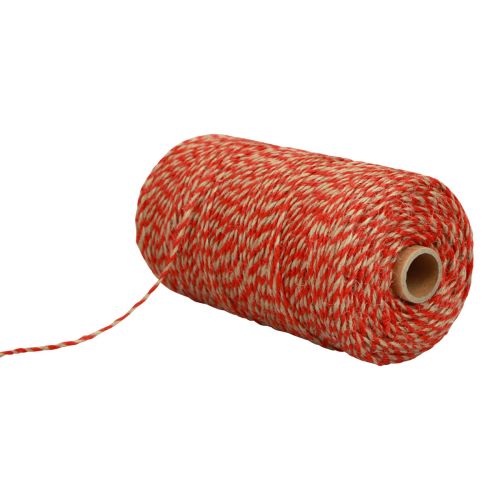 Artículo Cinta de yute cordón de yute cordón de yute rojo color natural Ø2.5mm 200m