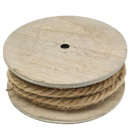 Artículo Cordón yute naturaleza Ø8mm 7m