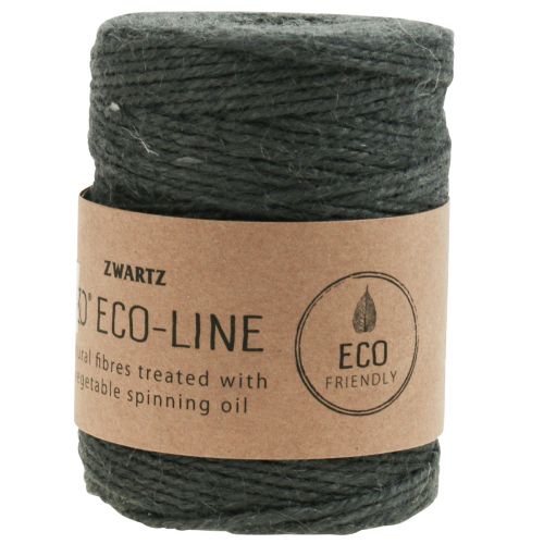Artículo Cordón de yute cordón de yute cordón decorativo yute antracita Ø3mm 150m