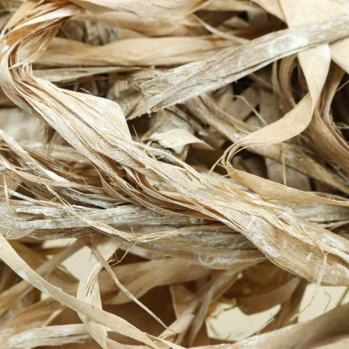 Artículo Fibras naturales vegetales, fibra de yute blanqueada 300g