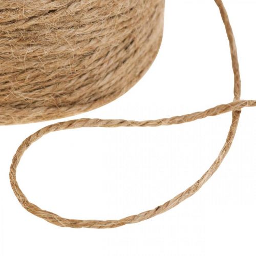 Artículo Cordón de yute Cordón de yute Cordón decorativo natural de yute Ø3mm L150m